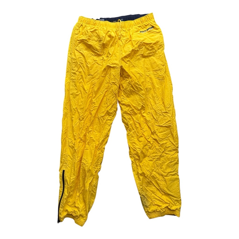 Polo Sport Ralph Lauren yellow parachute pants size L  555